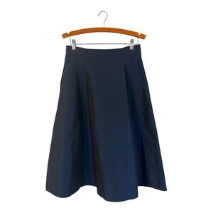 Tara Jarmon Navy A-Line Skirt